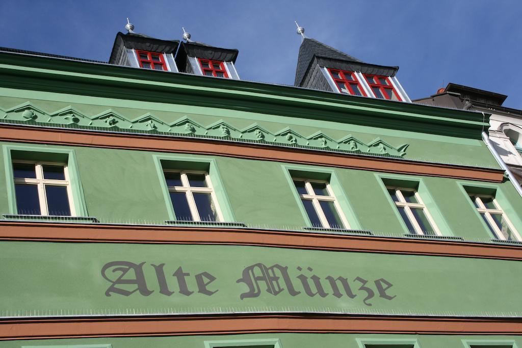 Hotel Gasthaus Alte Münze Zwickau Exterior foto